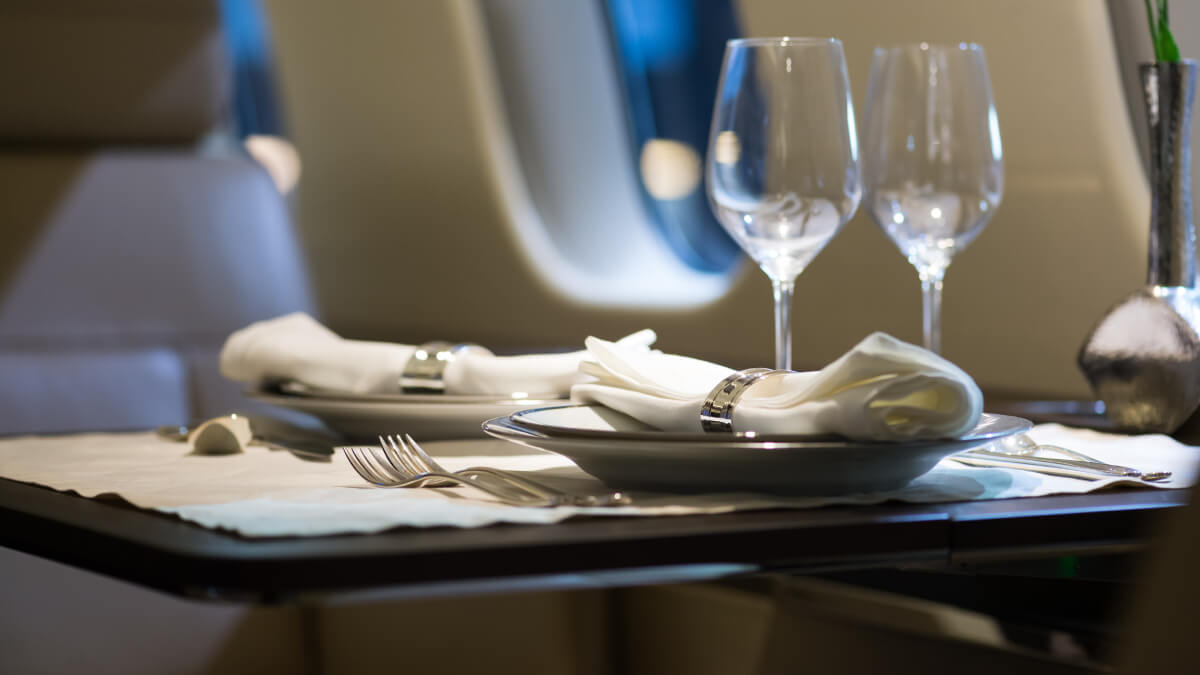 Aeroplane dining